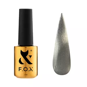 F.O.X Gel Polish  CRISTALINE CAT EYE  Гель-лак з ефектом котячого ока 7 мл №001 Cristaline